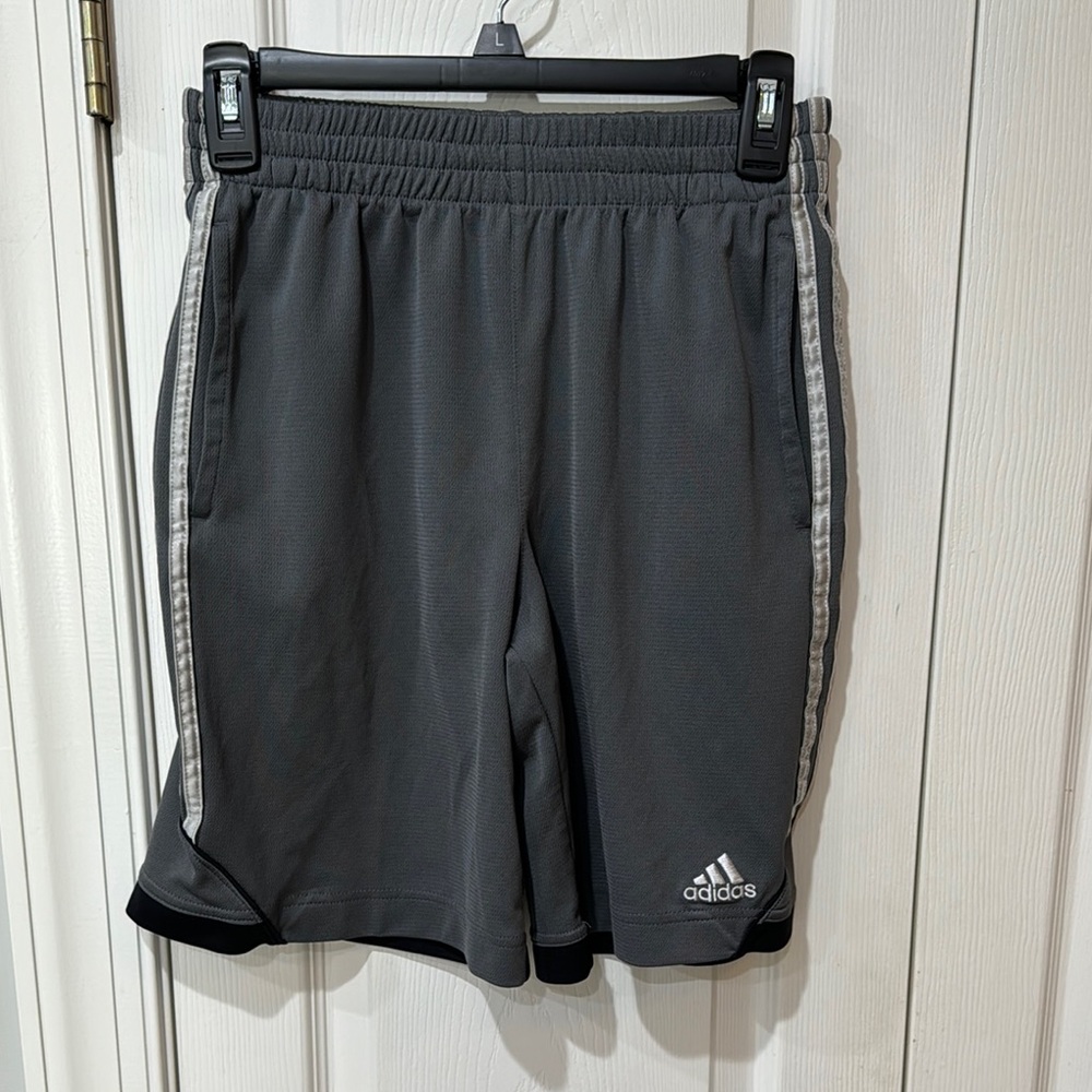 Adidas Men's Gray Athletic Shorts